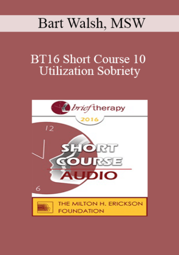 [Audio] BT16 Short Course 10 – Utilization Sobriety: Incorporating The Essence Of Mind-Body Communication For Brief Individualized Substance Abuse Treatment – Bart Walsh, MSW