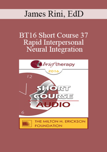 [Audio] BT16 Short Course 37 – Rapid Interpersonal Neural Integration: The Key To Quick And Lasting Change – James Rini, EdD