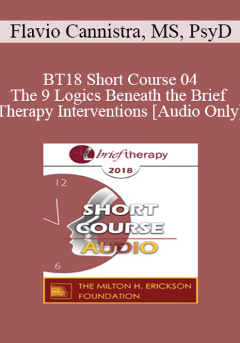 [Audio] BT18 Short Course 04 – The 9 Logics Beneath The Brief Therapy Interventions – Flavio Cannistra, MS, PsyD
