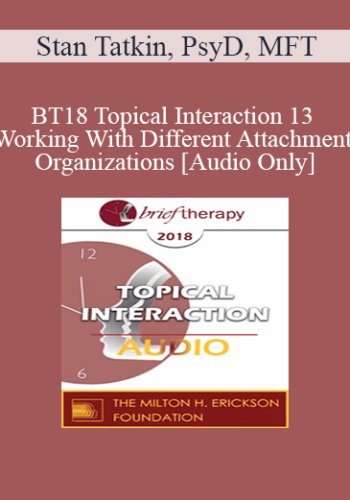 [Audio] BT18 Topical Interaction 13 - Working With Different Attachment Organizations - Stan Tatkin, PsyD, MFT