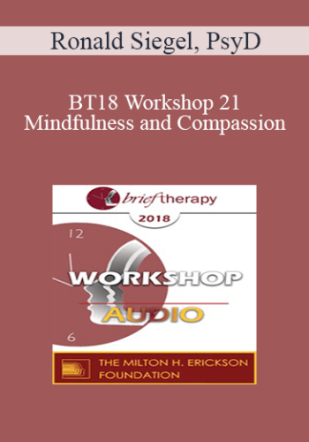 [Audio] BT18 Workshop 21 - Mindfulness and Compassion: Tailoring the Practice to the Person - Ronald Siegel, PsyD