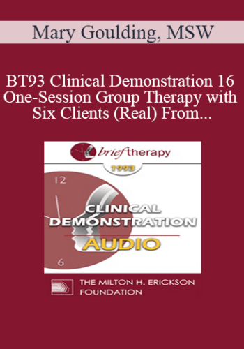 [Audio] BT93 Clinical Demonstration 16 – One-Session Group Therapy With Six Clients (Real) From The Audience – Mary Goulding, MSW