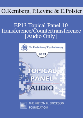 [Audio] EP13 Topical Panel 10 – Transference/Countertransference – Otto Kernberg, MD, Peter Levine, PhD, And Erving Polster, PhD