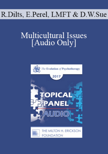 [Audio] EP17 Topical Panel 02 – Multicultural Issues – Robert Dilts, BA, Esther Perel, MA, LMFT And Derald Wing Sue, PhD