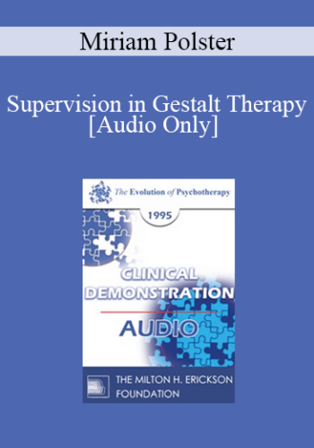 [Audio] EP95 Clinical Demonstration 09 – Supervision In Gestalt Therapy – Miriam Polster, Ph.D.