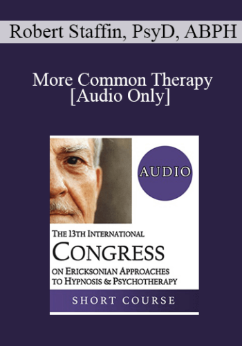 [Audio] IC19 Short Course 31 – More Common Therapy: The Complex Simplicity Of Experiential Mastery – Robert Staffin, PsyD, ABPH