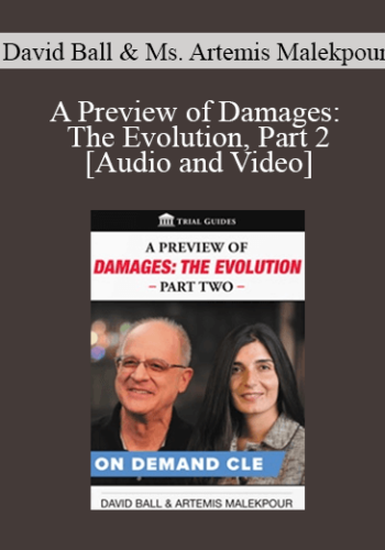 David Ball & Artemis Malekpour – A Preview Of Damages: The Evolution, Part 2