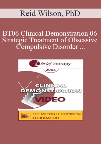 [Audio And Video] BT06 Clinical Demonstration 06 – Strategic Treatment Of Obsessive Compulsive Disorder – Reid Wilson, PhD