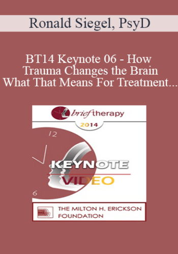 BT14 Keynote 06 - How Trauma Changes the Brain, and What That Means For Treatment - Ronald Siegel, PsyD