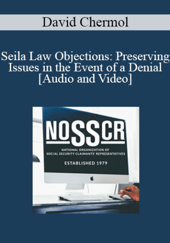 David Chermol – Seila Law Objections: Preserving Issues In The Event Of A Denial