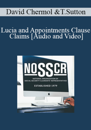 David Chermol, Thomas Sutton – Lucia And Appointments Clause Claims