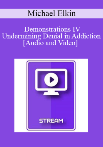 IC92 Workshop 55b – Demonstrations IV – Undermining Denial In Addiction – Michael Elkin, M.A.
