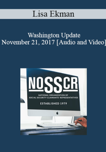 Lisa Ekman – Washington Update: November 21, 2017