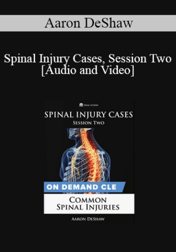 Trial Guides – Spinal Injury Cases, Session Two: Common Spinal Injuries