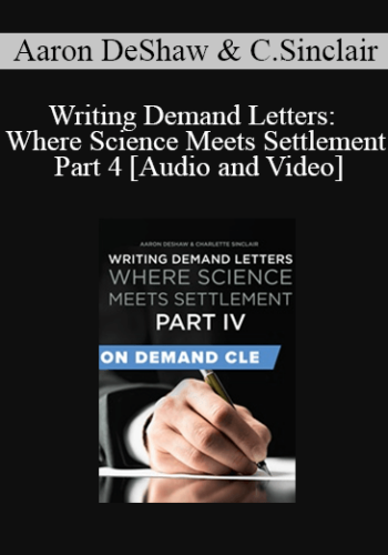 The Missouribar – Writing Demand Letters: Where Science Meets Settlement Part 4