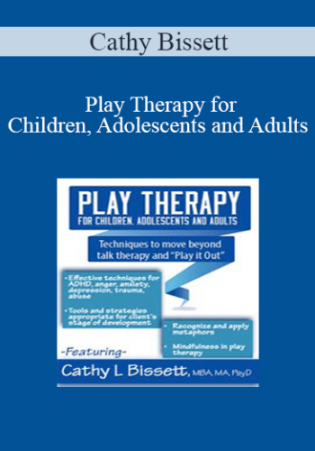 Cathy Bissett - Play Therapy for Children, Adolescents and Adults: Techniques to move beyond talk therapy and Play It Out