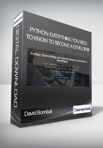 David Bombal - Python: Everything you need to know to become a developer