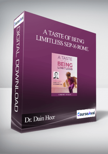 Dr. Dain Heer - A Taste of Being Limitless Sep-16 Rome