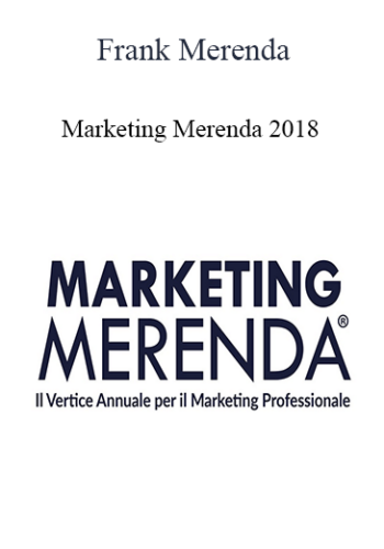 Frank Merenda - Marketing Merenda 2018