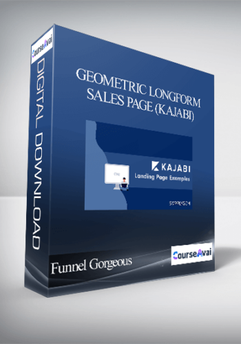Funnel Gorgeous – Geometric Longform Sales Page (Kajabi)