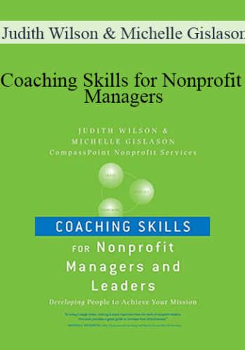 Judith Wilson & Michelle Gislason – Coaching Skills For Nonprofit Managers