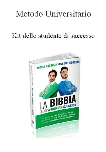 Metodo Universitario – Kit Dello Studente Di Successo