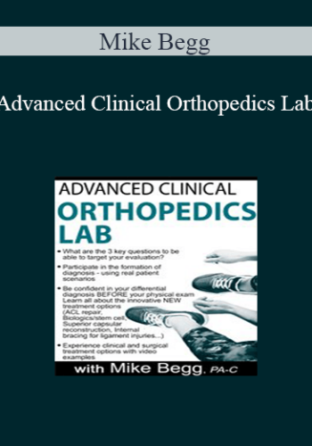 Mike Begg - Advanced Clinical Orthopedics Lab