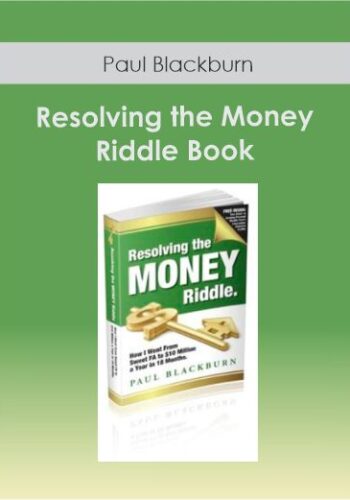 Paul Blackburn – Resolving The Money Riddle Book
