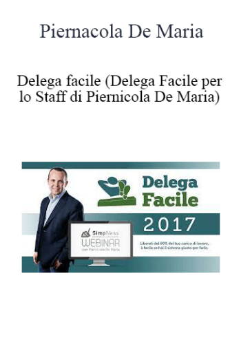 Piernicola De Maria - Delega Facile