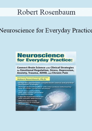 Robert Rosenbaum – Neuroscience For Everyday Practice: Connect Brain Science With Clinical Strategies For Emotional Regulation, Stress, Depression, Anxiety, Trauma, ADHD, And Chronic Pain