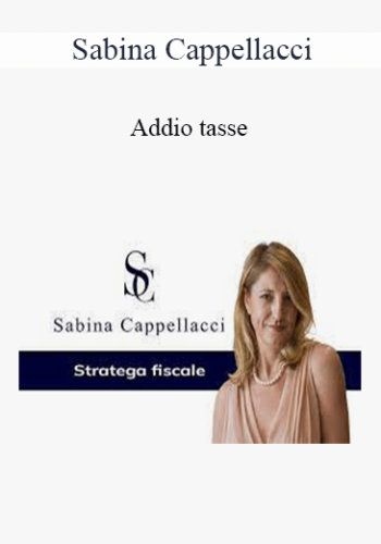 Sabina Cappellacci – Addio Tasse