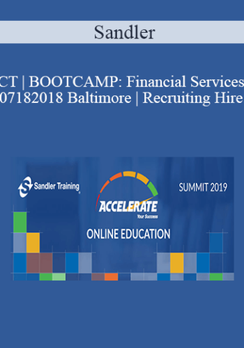 Sandler – CT | BOOTCAMP: Financial Services 07182018 Baltimore | Recruiting Hire