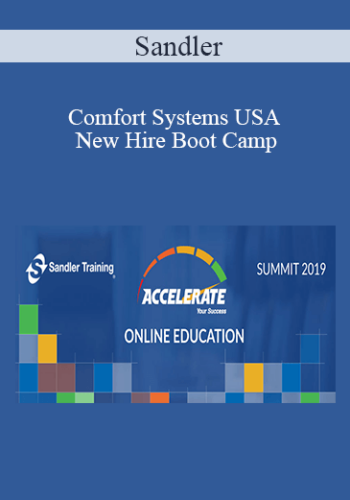 Sandler – Comfort Systems USA New Hire Boot Camp