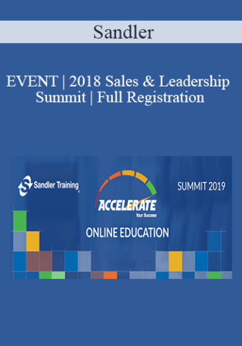 Sandler - EVENT | 2018 Sales & Leadership Summit | Full Registration