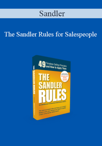 Sandler – The Sandler Rules For Salespeople