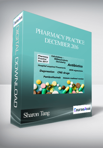 Sharon Tang - Pharmacy Practice December 2016
