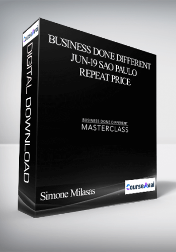 Simone Milasas – Business Done Different Jun-19 Sao Paulo Repeat Price