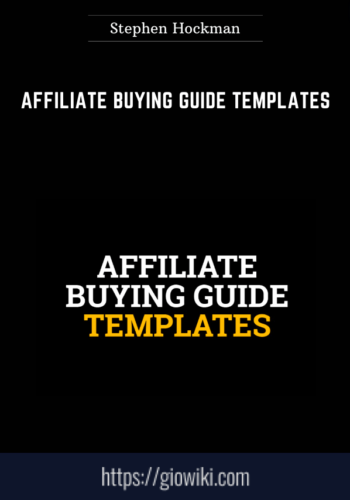 Affiliate Buying Guide Templates  –  Stephen Hockman