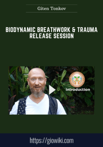BioDynamic Breathwork & Trauma Release Session  –  Giten Tonkov