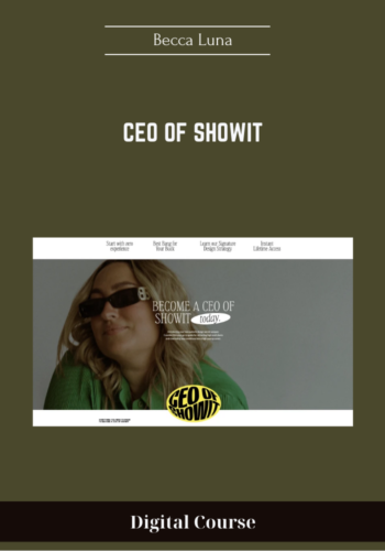 Available Only $79, CEO Of Showit – Becca Luna Course