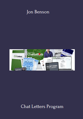 Available Only $92, Chat Letters – Jon Benson Course