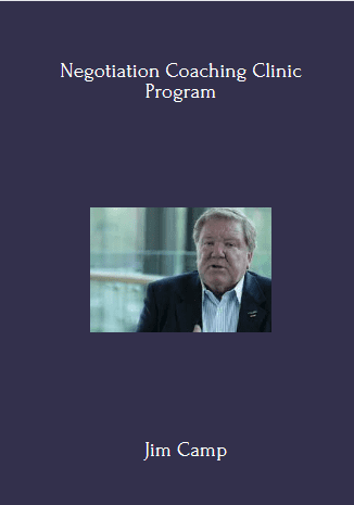 Available Only $59, Negotiation Coaching Clinic –  Jim Camp Course