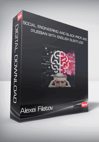 Alexei Filatov – Social Engineering And Black Profiling (Russian With English Subtitles)